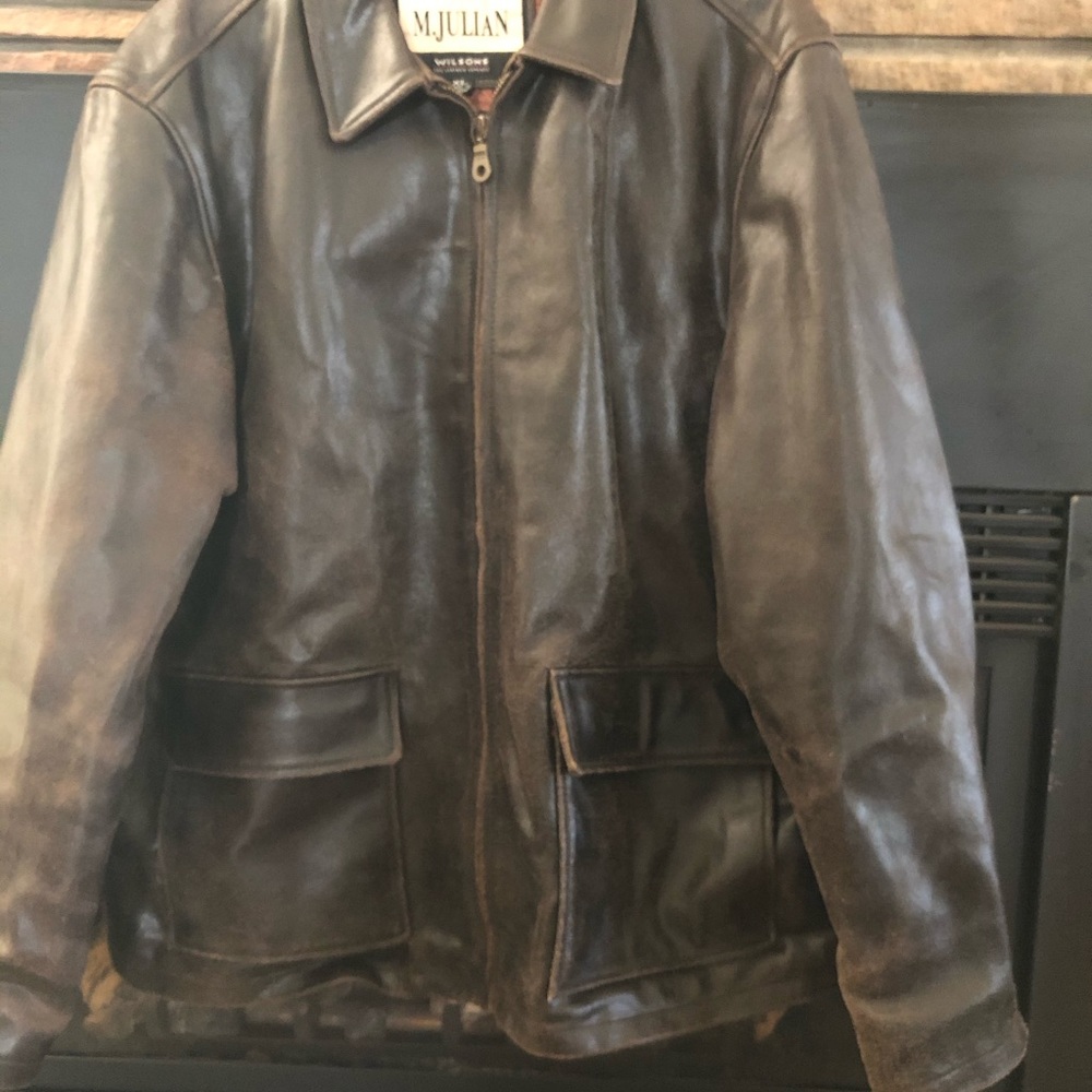 Men’s leather jacket